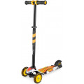 Small Rider Turbo - трехколесный самокат со светящимися колесами, оранжевый