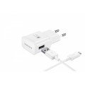 Сетевое зарядное устройство Samsung EP-TA20 white с функцией быстрой зарядки Сетевое зарядное устройство Samsung EP-TA20 white с функцией быстрой зарядки