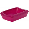 Туалет-лоток Moderna Arist-o-tray M c бортом 43x30x12h см, ярко-розовый