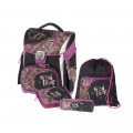 Schneiders Toolbag-X - школьный ранец с наполнением, Girls are Best черный Schneiders Toolbag-X - школьный ранец с наполнением, Girls are Best черный