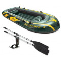 Intex Лодка Seahawk 4 Set четырехместная 68351