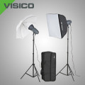 Комплект импульсного света Visico VL Plus 300 Soft Box/ Umbrella KIT Комплект импульсного света Visico VL Plus 300 Soft Box/ Umbrella KIT