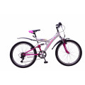 Top Gear Neon 220 - подростковый горный велосипед серо-розовый Top Gear Neon 220 - подростковый горный велосипед серо-розовый