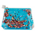 Косметичка Dewal Beauty Модница, бирюзовая, 20х5х16 см