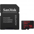 Карта памяти SanDisk Ultra microSDXC 128Gb Class 10 UHS-I U1 (80/10Mb/s) + ADP Карта памяти SanDisk Ultra microSDXC 128Gb Class 10 UHS-I U1 (80/10Mb/s) + ADP