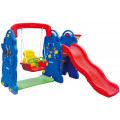 QiaoQiao QQ12065-2 Слон - игровой комплекс (горка, качели, баскетбольное кольцо кольцеброс160х170х114h