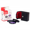 Набор фильтров Rekam Starter KIT UV+CPL+FLD 52mm Набор фильтров Rekam Starter KIT UV+CPL+FLD 52mm