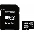 Карта памяти Silicon Power microSDHC 16Gb Class 10 (30Mb/s) + ADP Карта памяти Silicon Power microSDHC 16Gb Class 10 (30Mb/s) + ADP
