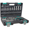 Набор инструментов Stels 14106 1/2'' 1/4'' CrV пластиковый кейс 94 пр.