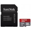 Карта памяти Sandisk Ultra micro SDHC 8Gb Class 10 UHS-I + ADP (30Mb/s) Карта памяти Sandisk Ultra micro SDHC 8Gb Class 10 UHS-I + ADP (30Mb/s)