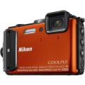 Цифровой фотоаппарат Nikon Coolpix AW130 оранжевый ( Цифровой фотоаппарат Nikon Coolpix AW130 оранжевый (