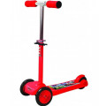 1Toy Тачки - детский самокат-кикборд красный Т10106 1Toy Тачки - детский самокат-кикборд красный Т10106
