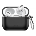 Чехол USAMS US-BH568 для хранения наушников Apple Airpods 3 / Airpods Pro, с брелоком, черный