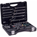 Набор инструментов ROCK FORCE RF-4821-9 1/2'' & 1/4''dr 12-гранный 82пр. /1/3