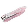 Zinger Клиппер малый в прозрачной оправе SLN-603-C10-pink