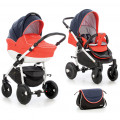 Tutis Zippy Orbit - коляска 2 в 1 сине-алыйбелый кант Tutis Zippy Orbit - коляска 2 в 1 сине-алыйбелый кант