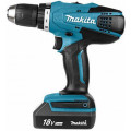 Дрель-шуруповерт MAKITA DF457DWE X8 18В 2х1.5Ач Li-ION БЗП 13мм 0-400/0-1400об/м 42/24Нм 1.7кг чемодан