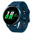 Умные часы Dt №1 DT88, силиконовый ремешок, синий
