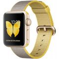 Умные часы Apple Watch Series 2 (38мм), золотистый алюминий (спортивный жёлтый/светло-серый ремешок) Умные часы Apple Watch Series 2 (38мм), золотистый алюминий (спортивный жёлтый/светло-серый ремешок)