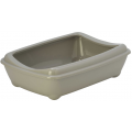 Туалет-лоток Moderna Arist-o-tray M c бортом 43x30x12h см, серый