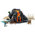Schleich Гигантский вулкан и Т-рекс - игровой набор