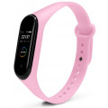 Силиконовый ремешок для браслета Xiaomi Mi Band 3/4, светло-розовый