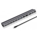 Адаптер Bakeey 13-в-1 USB-C 2 USB 3.0 / 3хUSB 2.0 / Power Type-C PD / DC / 4K HD / VGA / RJ45 / mini jack / картридер