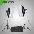 Комплект импульсного света Visico VL Plus 200 Soft Box KIT Комплект импульсного света Visico VL Plus 200 Soft Box KIT
