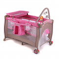 Pituso Flora - манеж-кровать с мобилем Girls toys без капора