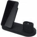 Беспроводная зарядная станция-подставка 4 в 1 для Apple iPhone / Airpods / Watch, Samsung