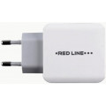 СЗУ адаптер 2 USB (модель Y-2) 2,4A Fast Charge белый, Redline