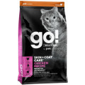 Корм для котят и кошек GO! SKIN + COAT Chicken Recipe for Cats, цельная курица, фрукты и овощи, 3,63 кг
