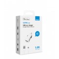АЗУ USB 1А, дата-кабель с разъемом 8-pin для Apple (MFI), белый, Ultra, Deppa АЗУ USB 1А, дата-кабель с разъемом 8-pin для Apple (MFI), белый, Ultra, Deppa