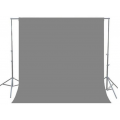 Фон муслиновый Raylab RL-BC01 3*3м серый