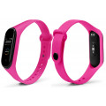 Силиконовый ремешок для браслета Xiaomi Mi Band 3/4, малиновы