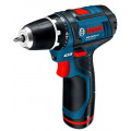 Аккумуляторная дрель BOSCH GSR 10,8-2-LI L-BOXX 2.0 Ач (0.601.868.109) 10.8В (GSR 12V-15)