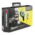 Наушники Monster iSport Intensity, зелёные Наушники Monster iSport Intensity, зелёные