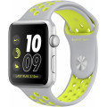Умные часы Apple Watch Series 2 Nike+ (42мм), серебристые с серо-салатовым ремешком Умные часы Apple Watch Series 2 Nike+ (42мм), серебристые с серо-салатовым ремешком