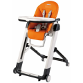 Peg-Perego Siesta - cтульчик для кормления-шезлонг Arancia (оранжевая эко-кожа)