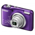 Цифровой фотоаппарат Nikon Coolpix A10, фиолетовый с рисунком Цифровой фотоаппарат Nikon Coolpix A10, фиолетовый с рисунком