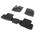 Коврики салона AutoFlex для Mitsubishi ASX 2010-2017 2017-н.в., полиуретан, с перемычкой, 4 шт., 99040001001
