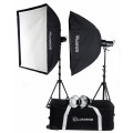 Комплект студийного света Lumifor CRETO 600 CLASSIC KIT 2х300Дж Комплект студийного света Lumifor CRETO 600 CLASSIC KIT 2х300Дж