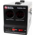 Стабилизатор напряжения QE Stabilia 500 однофазный, цифровой 220В 500ВА вх.:140-270В