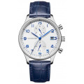 Часы электромеханические Xiaomi Twenty Seventeen Men Business Quartz, Синие