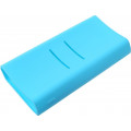 Чехол силиконовый для внешнего аккумулятора Xiaomi Mi Power Bank 2С 20000 mah (голубой)