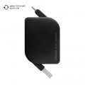 Дата-кабель USB - micro USB, с автосмоткой, 0.8м, черный, Deppa Дата-кабель USB - micro USB, с автосмоткой, 0.8м, черный, Deppa