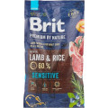 Корм для собак гипоаллергенный Brit Premium by Nature Sensitive Lamb & Rice, ягненок с рисом, 8 кг