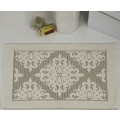 Коврик махровый Karna Delux Damask 60х100 коричневый