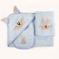 Комплект для ванны Arya Rabbit With Ears детский 3 предмета голубой