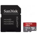 Карта памяти SanDisk Ultra microSDXC 64GB Class 10 UHS-I (48MB/s) + ADP Карта памяти SanDisk Ultra microSDXC 64GB Class 10 UHS-I (48MB/s) + ADP